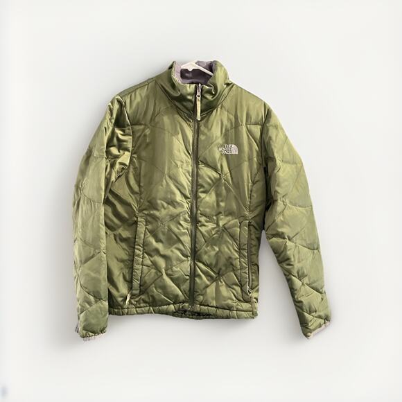 The North Face Aconcagua Puffer Jacket Women's Medium Olive 550 Down Fill - Picture 1 of 10